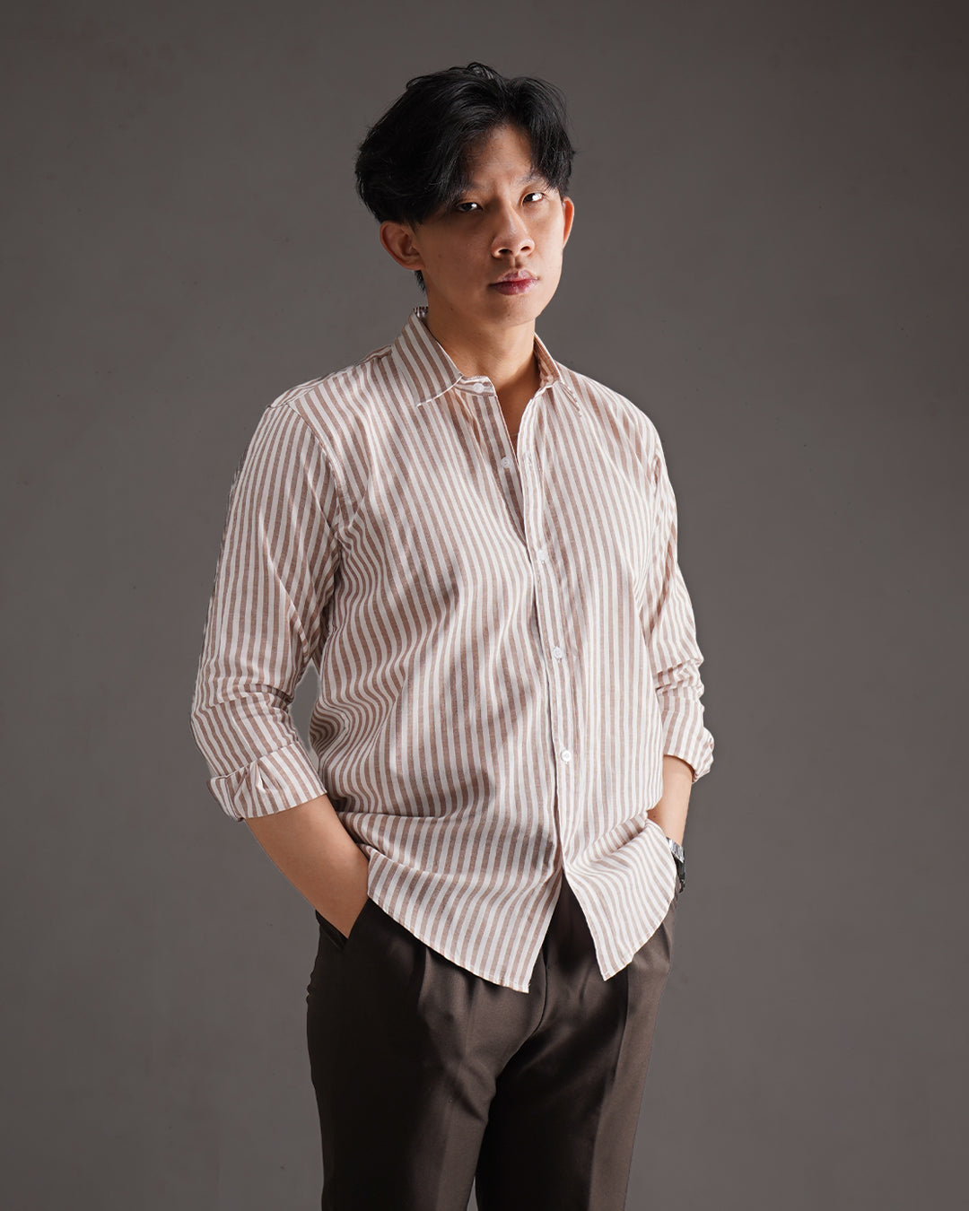 Yanded Stripe - Brown