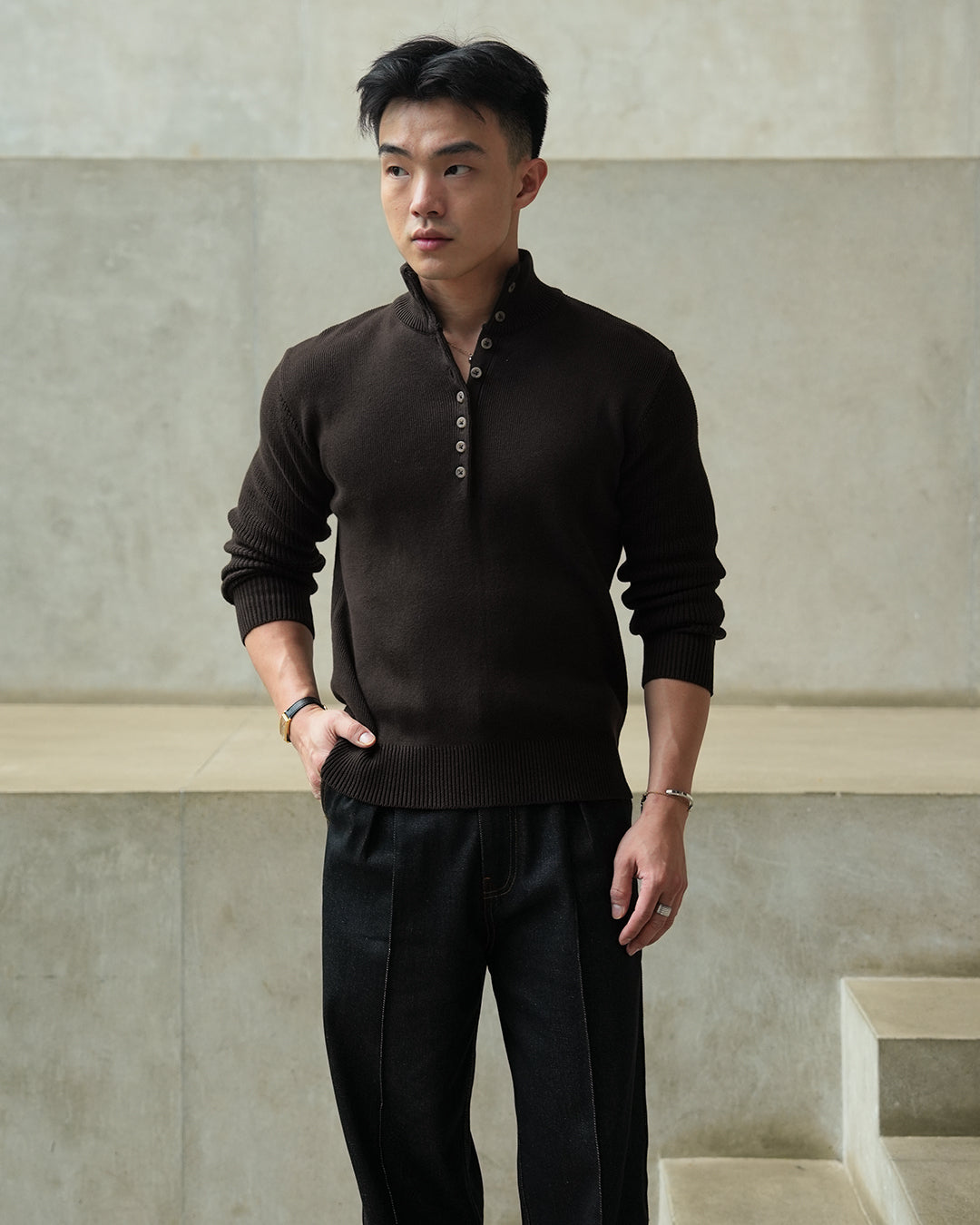 Luxe Polo 2.0 - Coffee