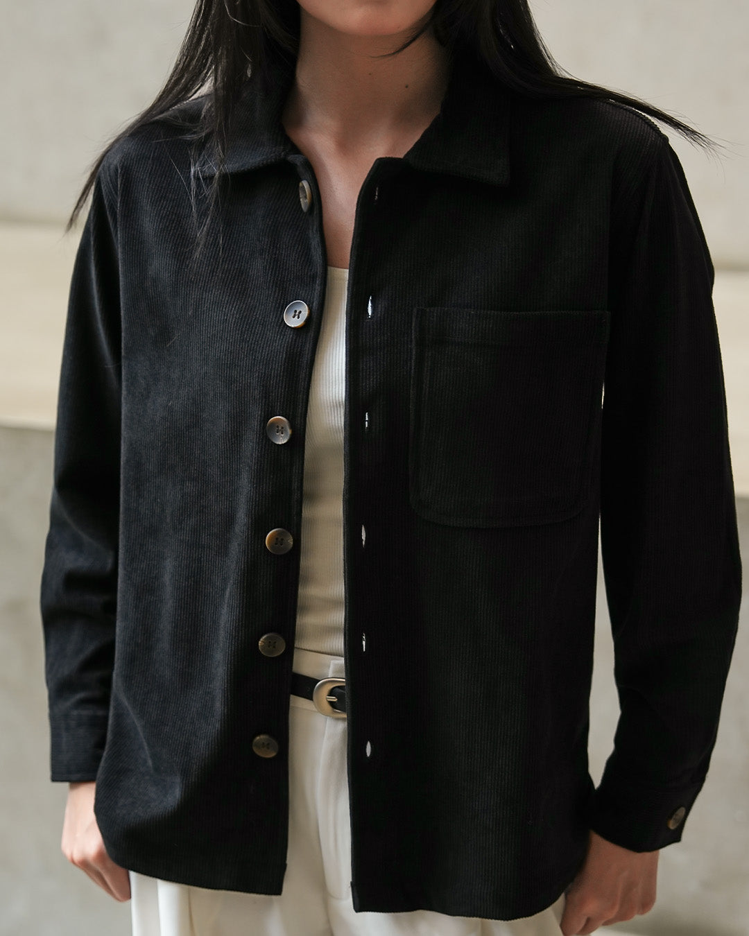 Overshirt Corduroy - Black