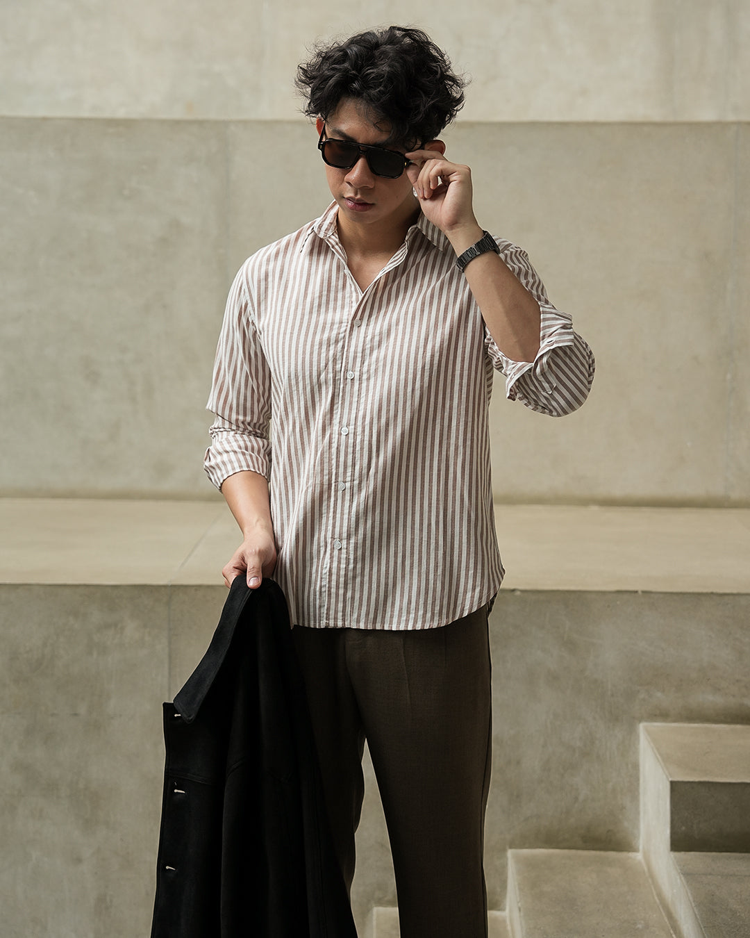 Yanded Stripe - Brown
