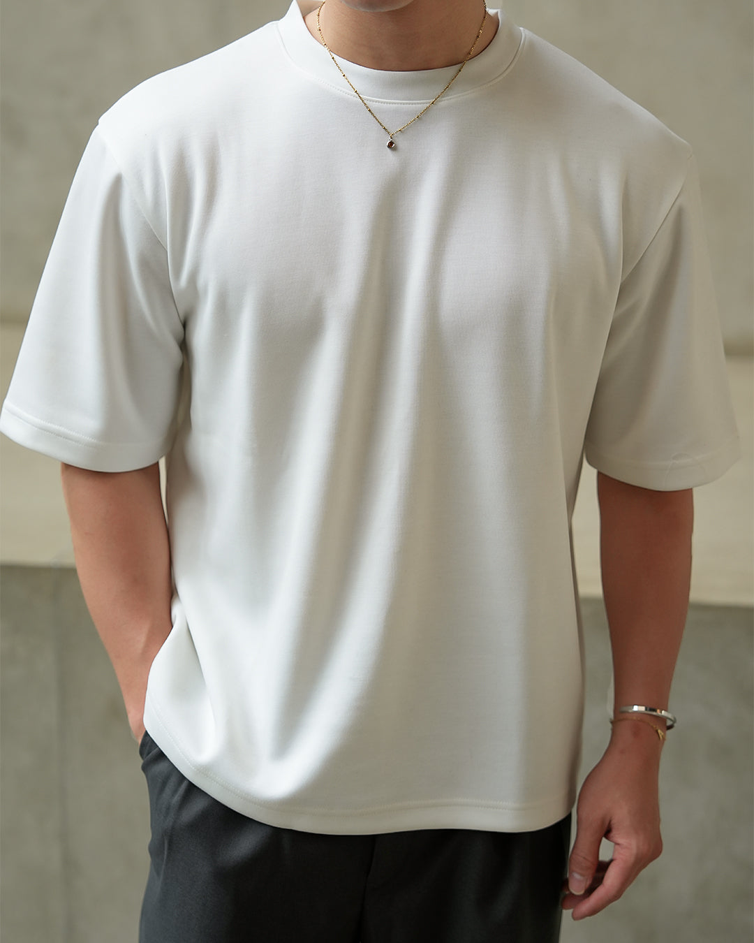 Oversize Tee Shirt Heavyweight BreezeWear - Offwhite