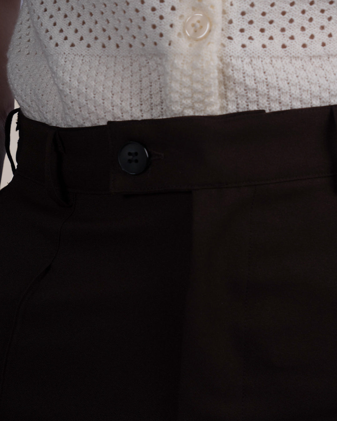Trouser Stripe Pants - Coffee