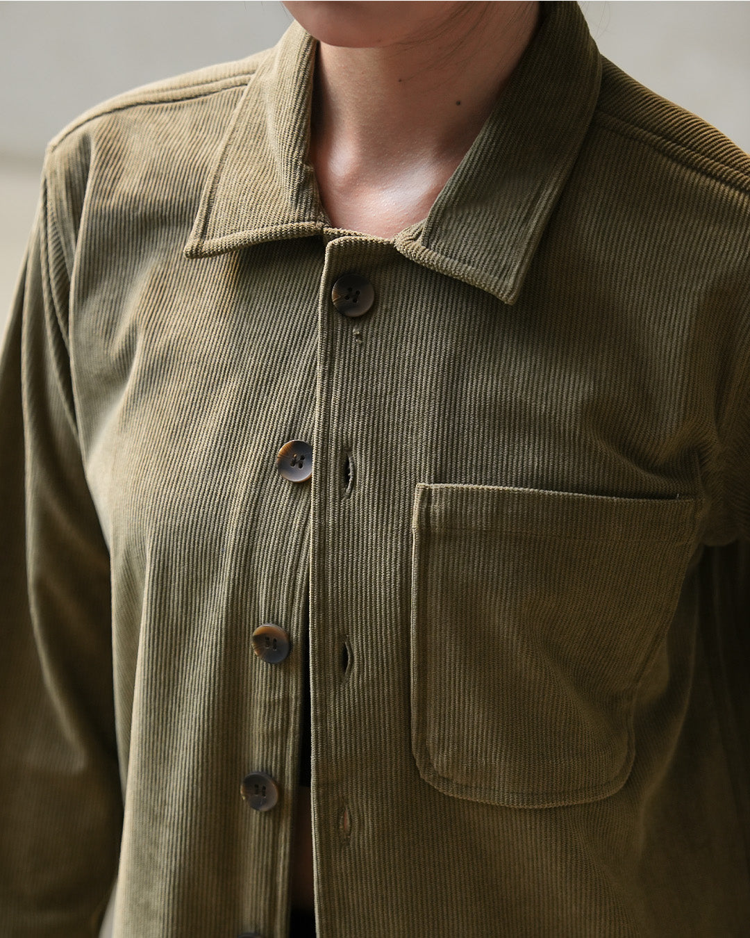 Overshirt Corduroy - Sage Green