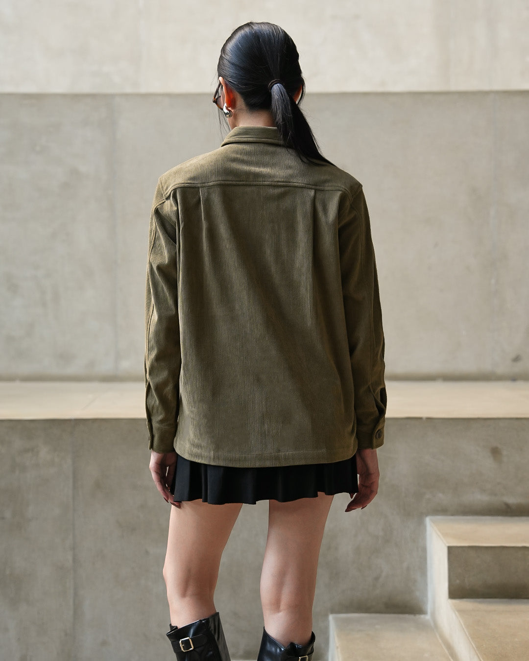 Overshirt Corduroy - Sage Green