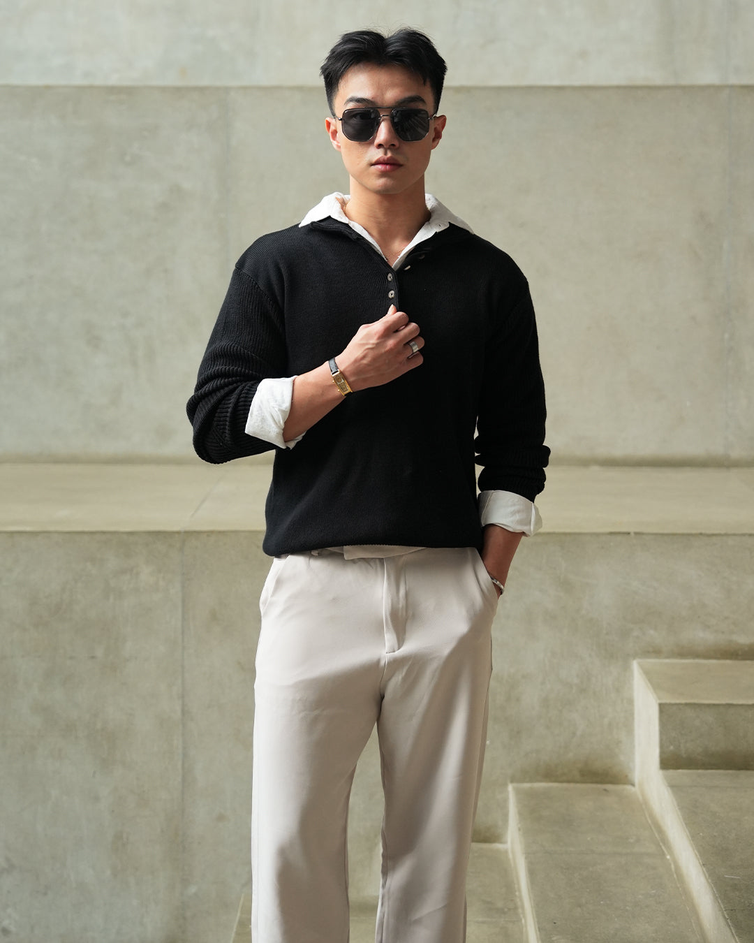 Luxe Polo 2.0 - Black