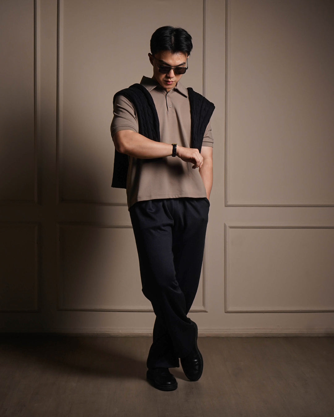 Polo Modern Fit Minimal Breeze Wear - Fungi