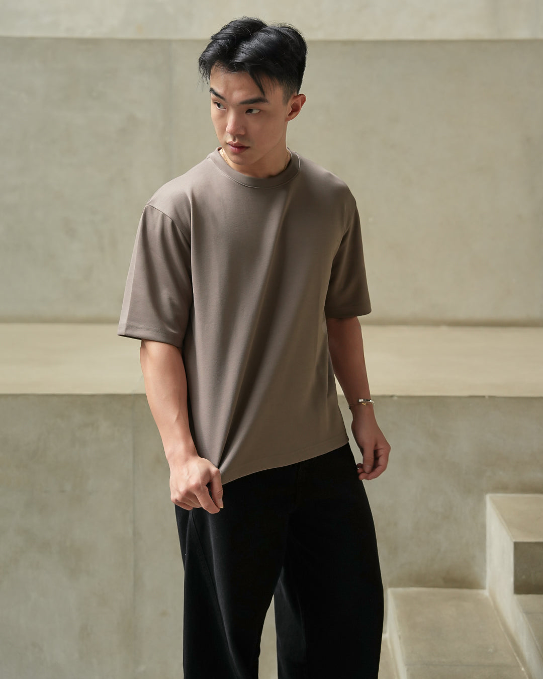 Oversize Tee Shirt Heavyweight BreezeWear - Fungi