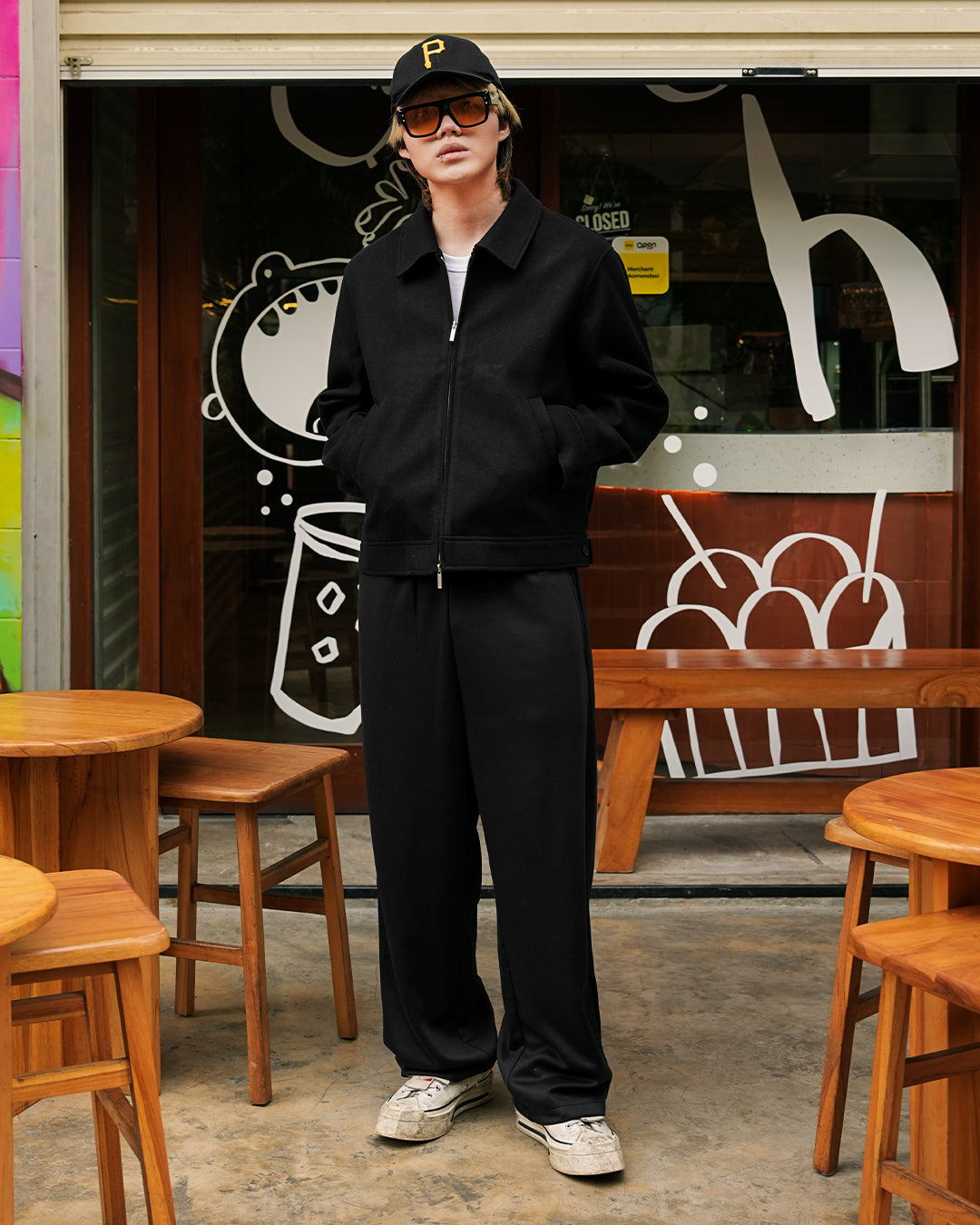 Wool Fiber Jacket SGNR - Black