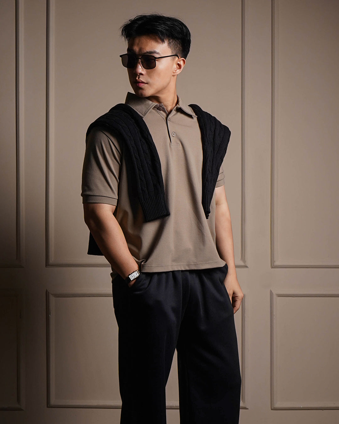 Polo Modern Fit Minimal Breeze Wear - Fungi