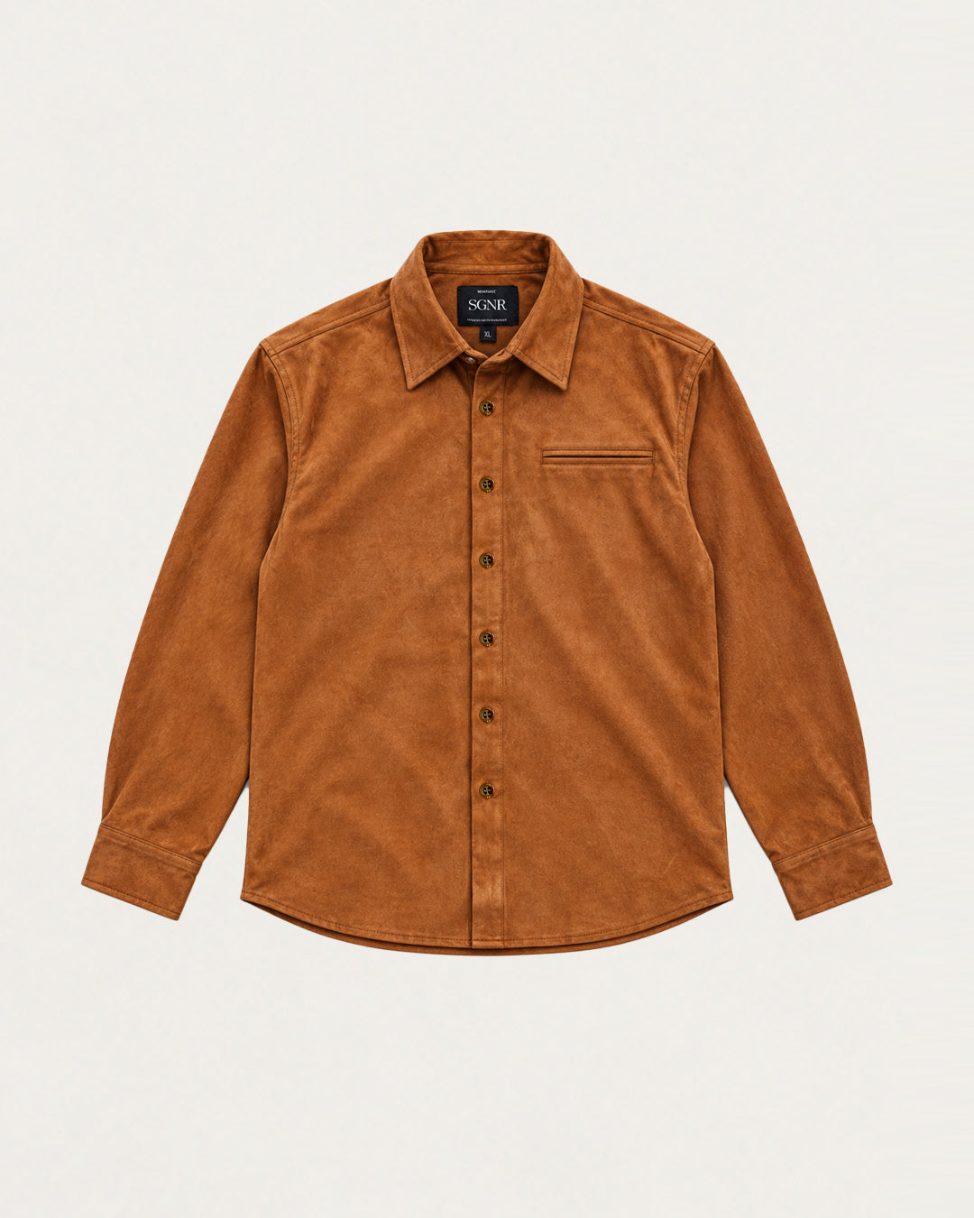 Valeno Shirt Suede Fabric