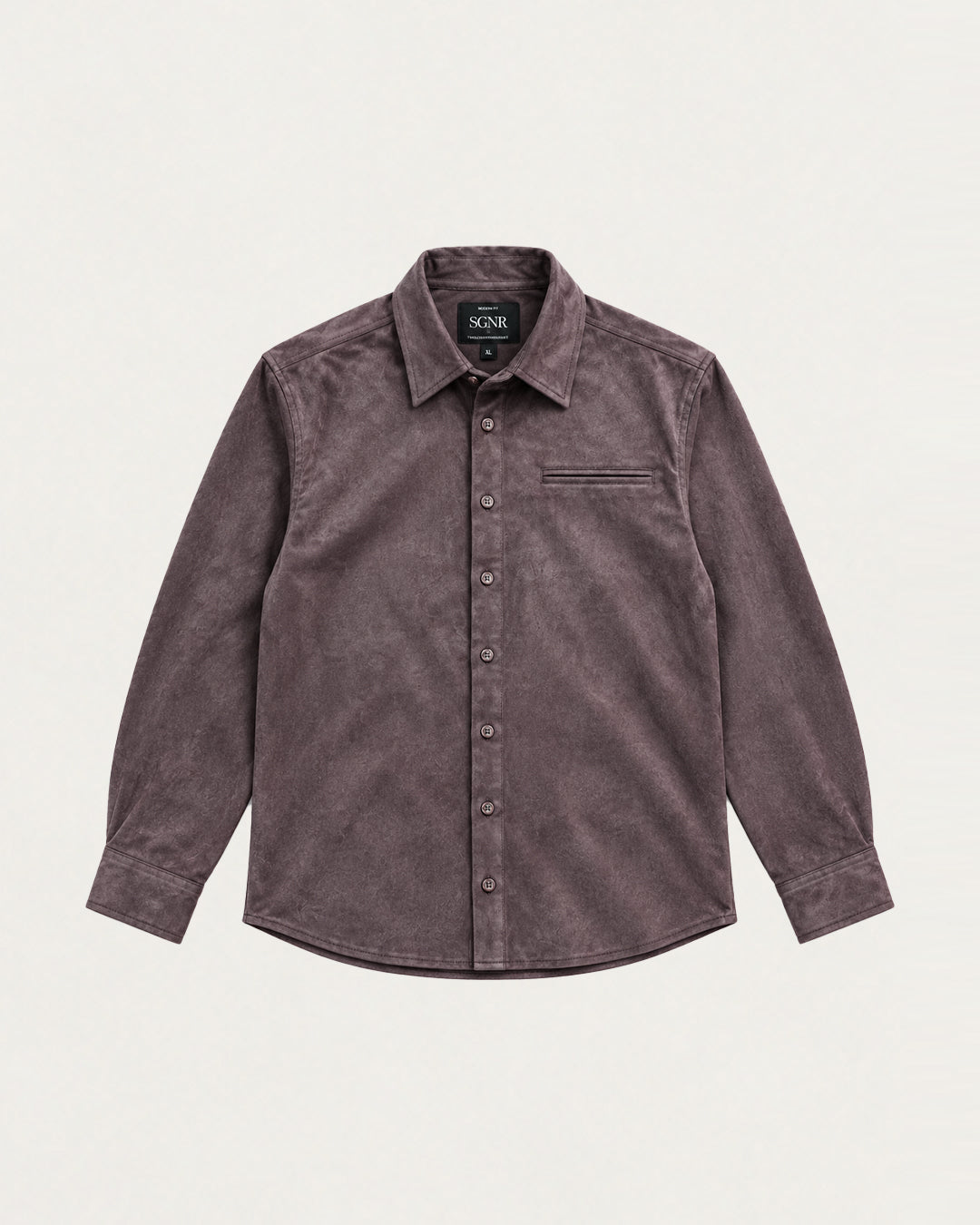Valeno Shirt Suede Fabric