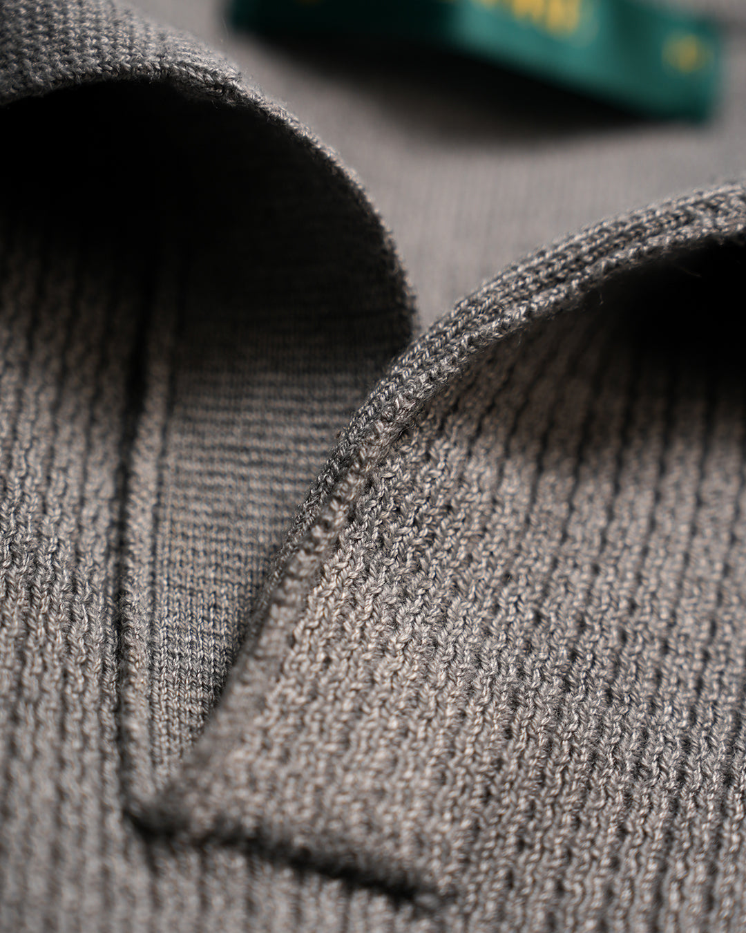 Essential Polo Knitwear - Gray