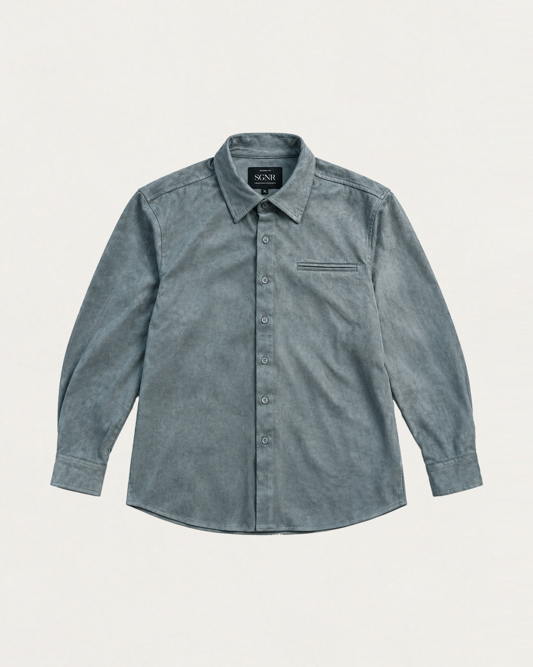 Valeno Shirt Suede Fabric