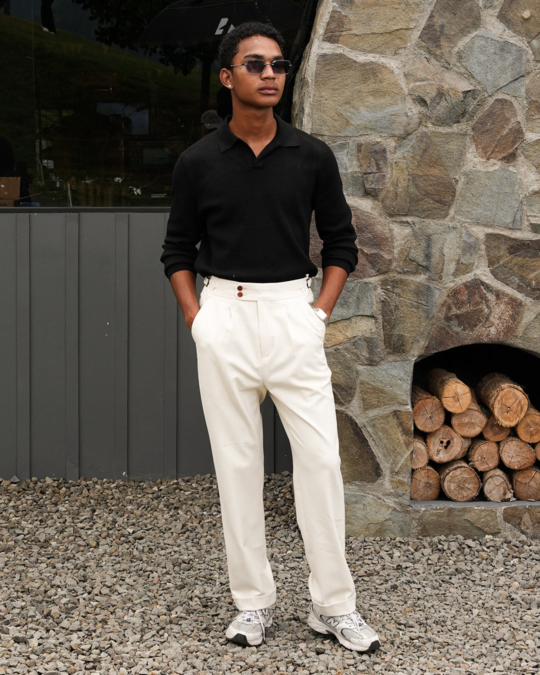 Gurkha Pants Cotton Wool - Offwhite