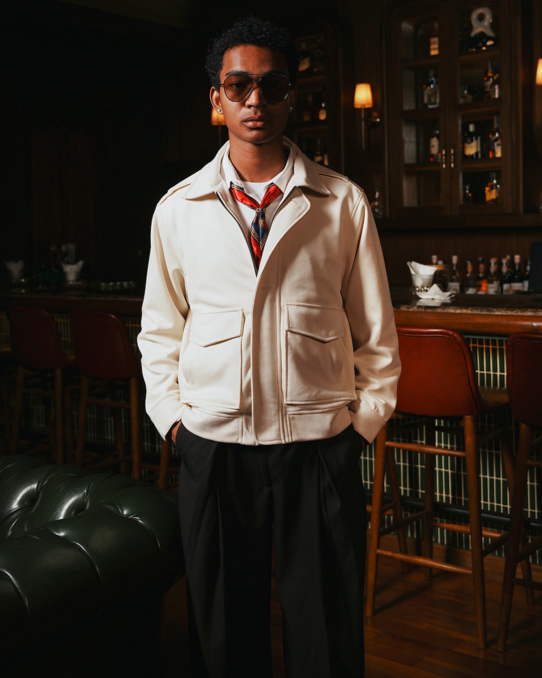 Heavy Downtown Suede - Offwhite