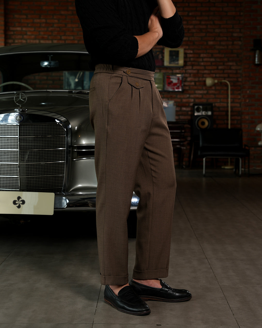 Summer Gurkha Pants - Brown
