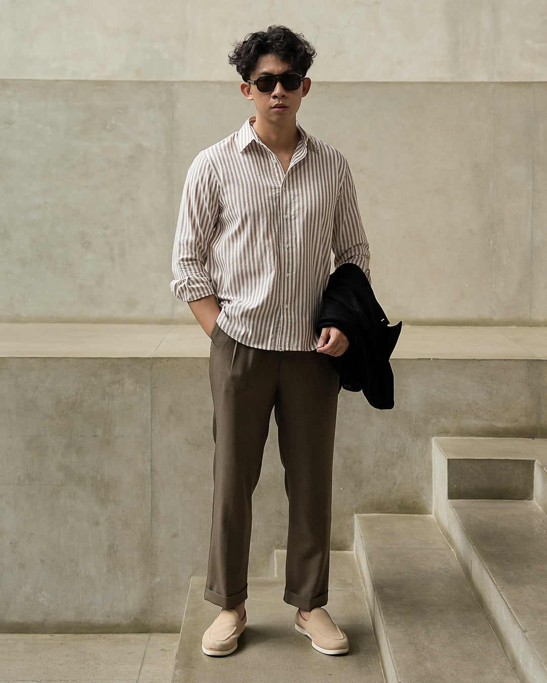 Yanded Stripe - Brown