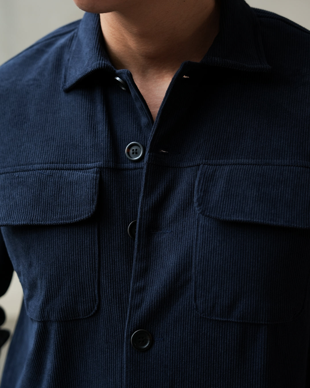 Corduroy Overshirt SIGNORE - Navy