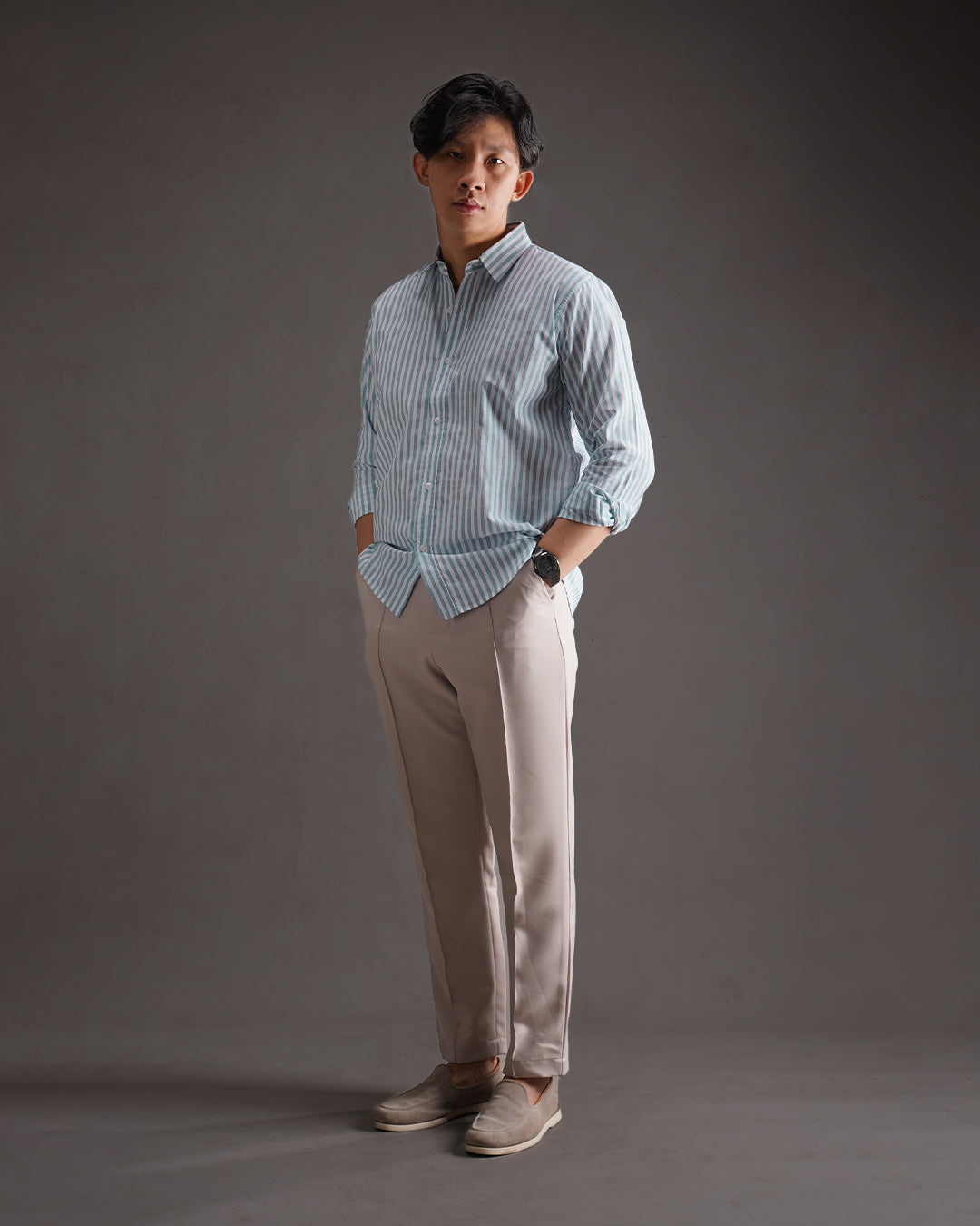 Yanded Stripe - Baby Blue