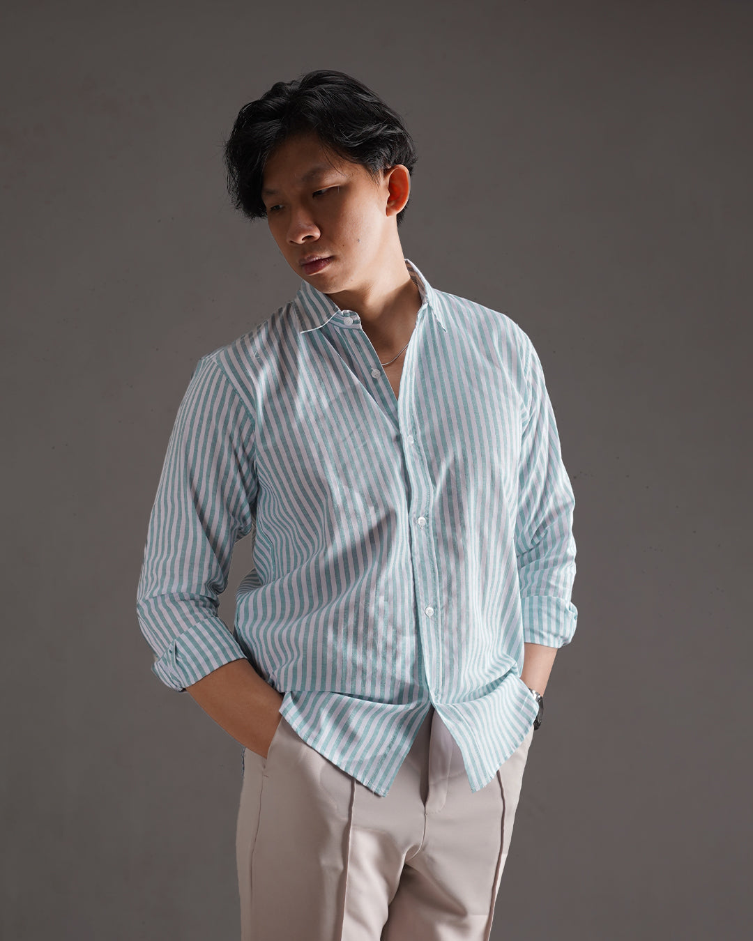 Yanded Stripe - Baby Blue