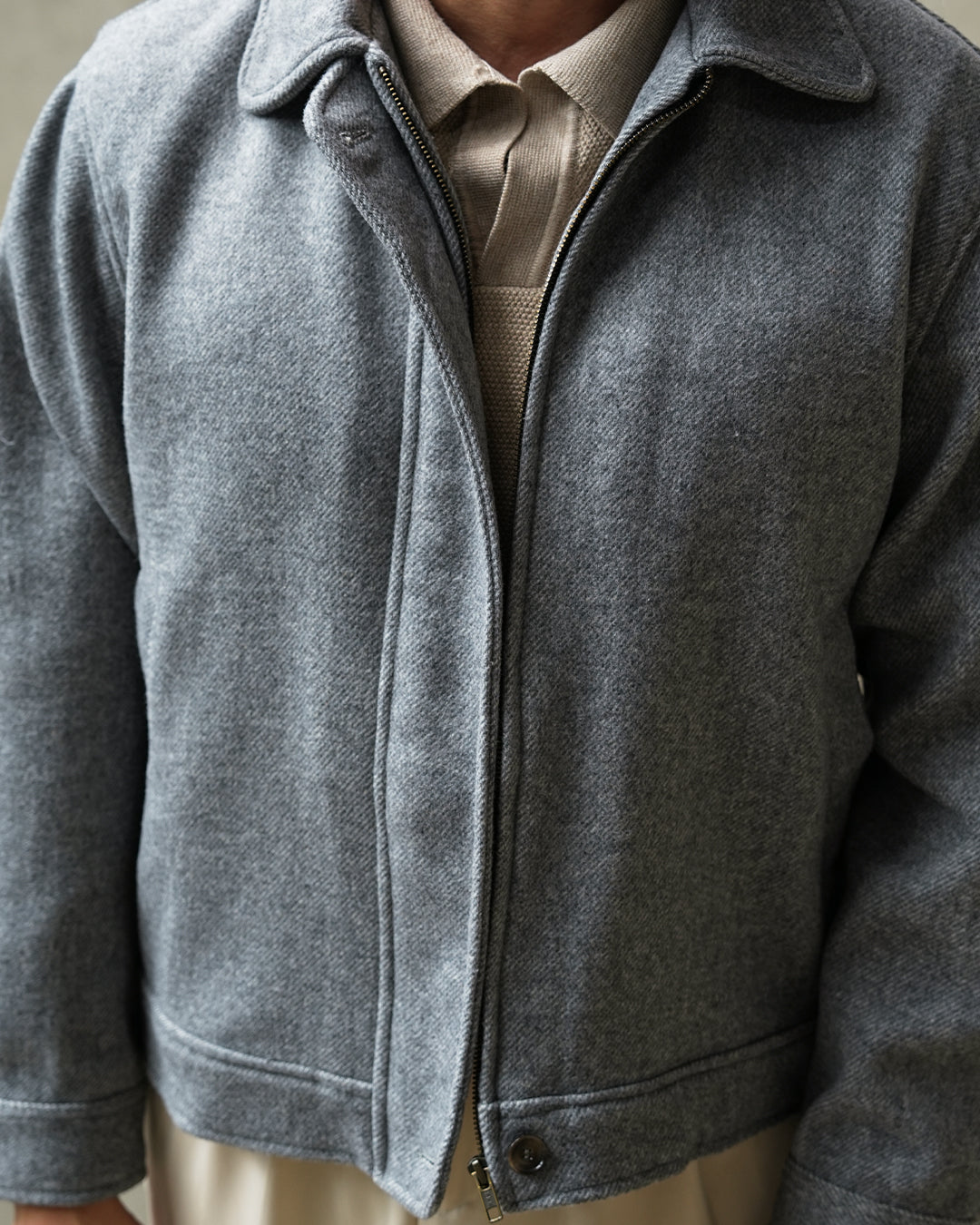 Woolaken Minmal Jacket - Gray
