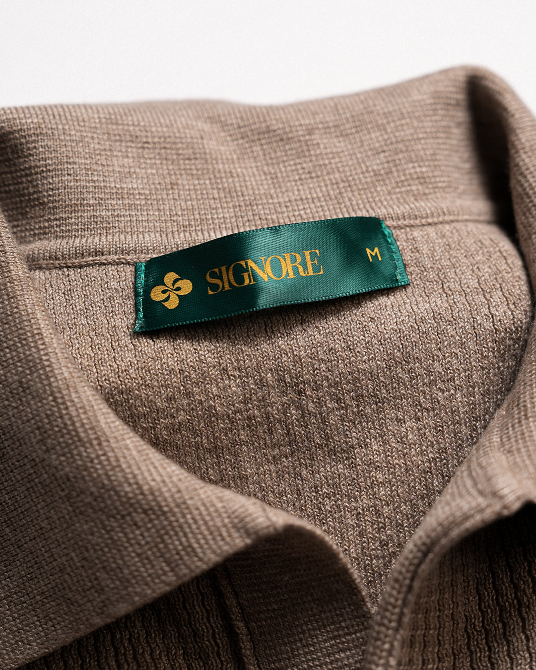 Essentials Polo Knitwear - Beige