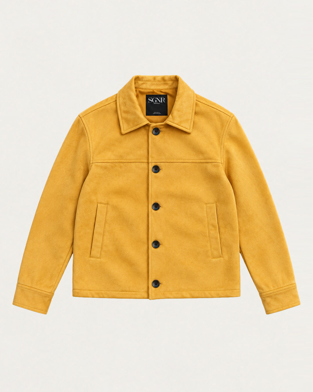 Minimal Button Suede