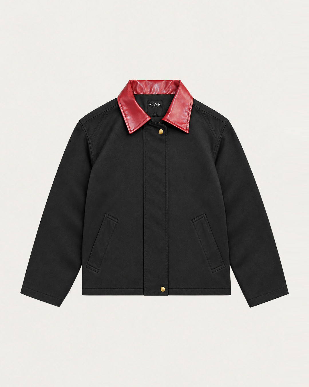 Work Jacket Accent Collar