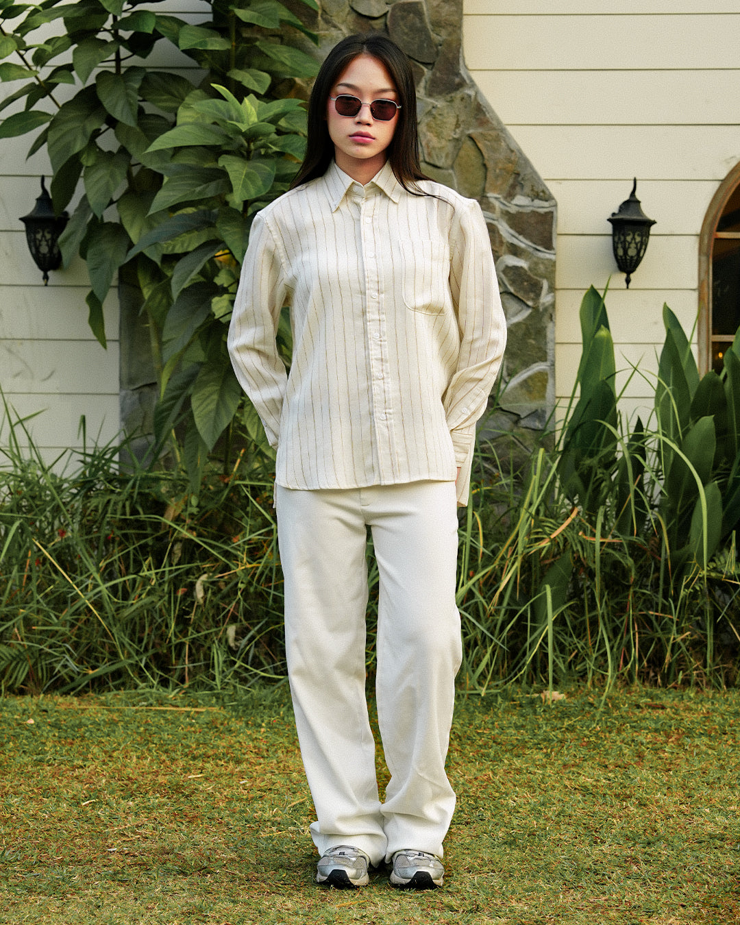 Abstract Stripe Shirt - Offwhite