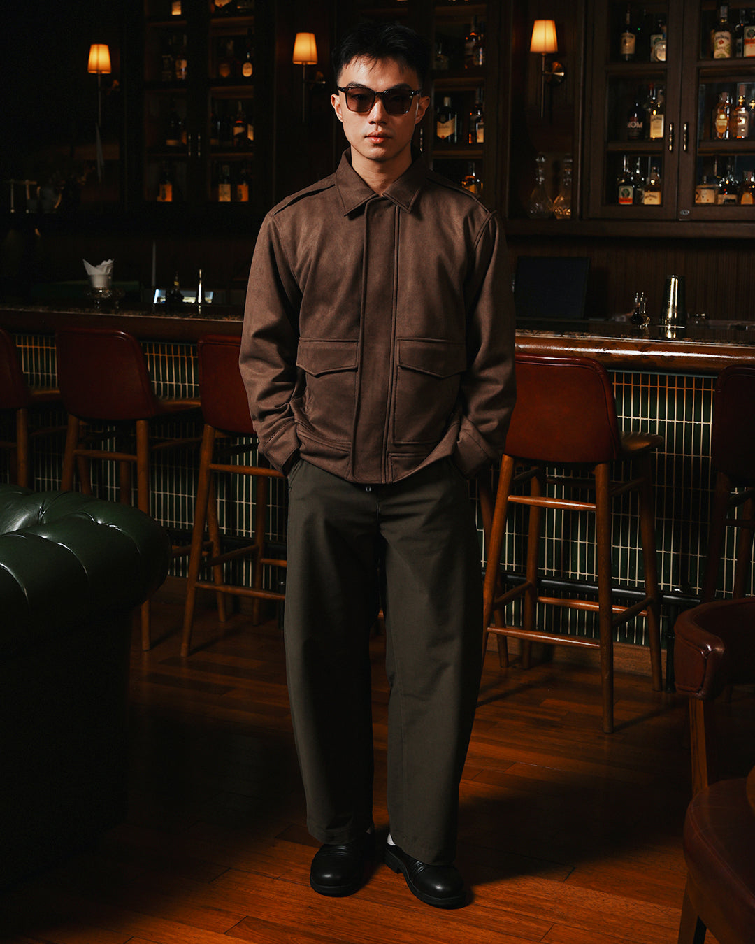 Heavy Downtown Suede - Coffee