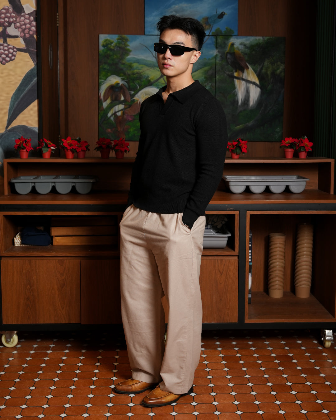 Castello Polo Shirt - Black