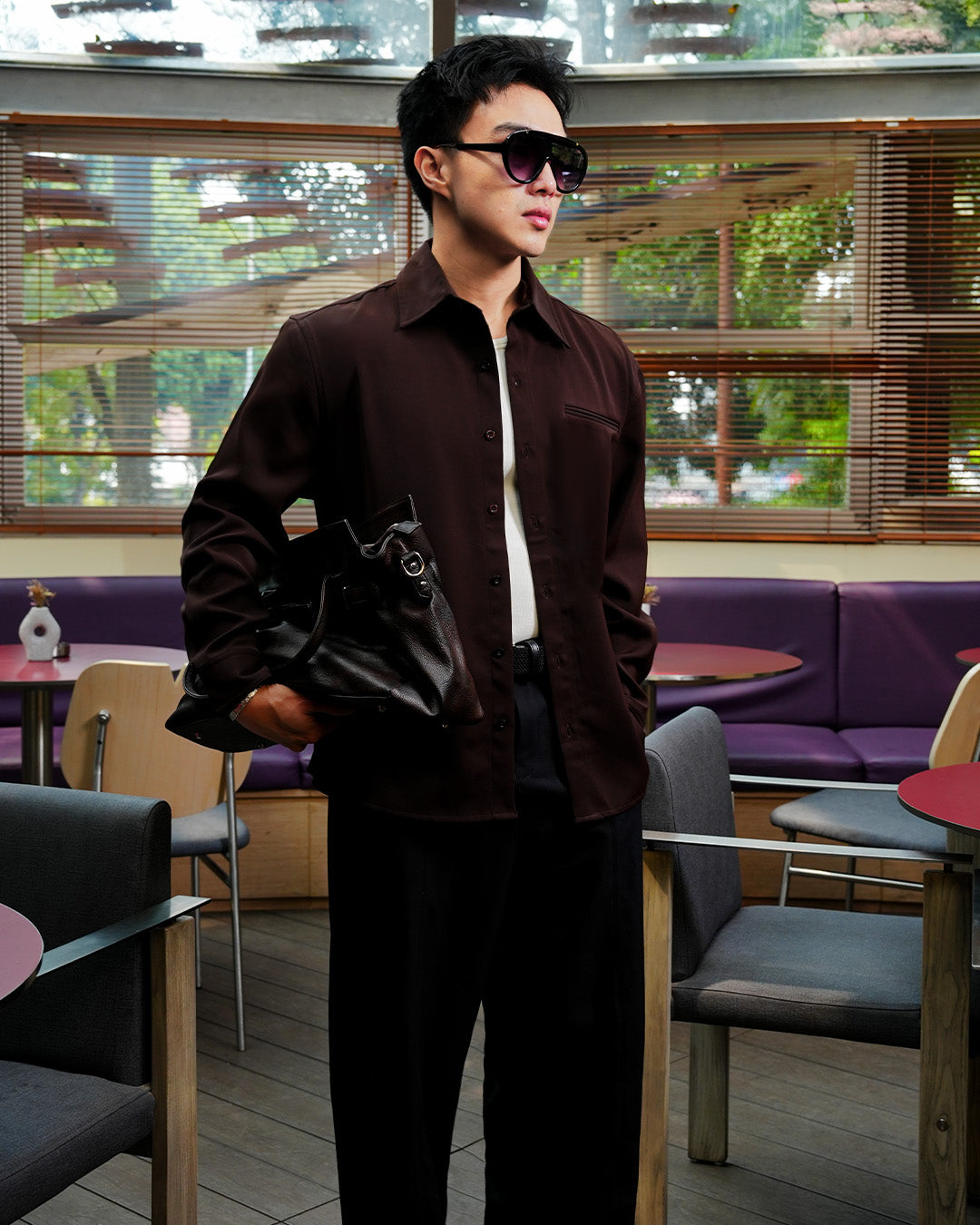 Valeno Shirt - Coffee