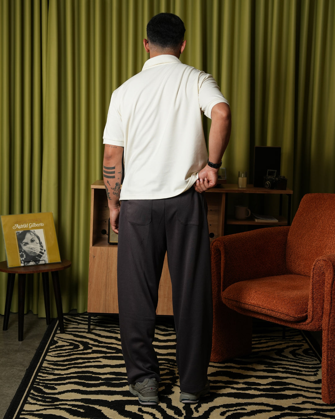 Sweatpants Boxy Modern Straight Fit - Charcoal