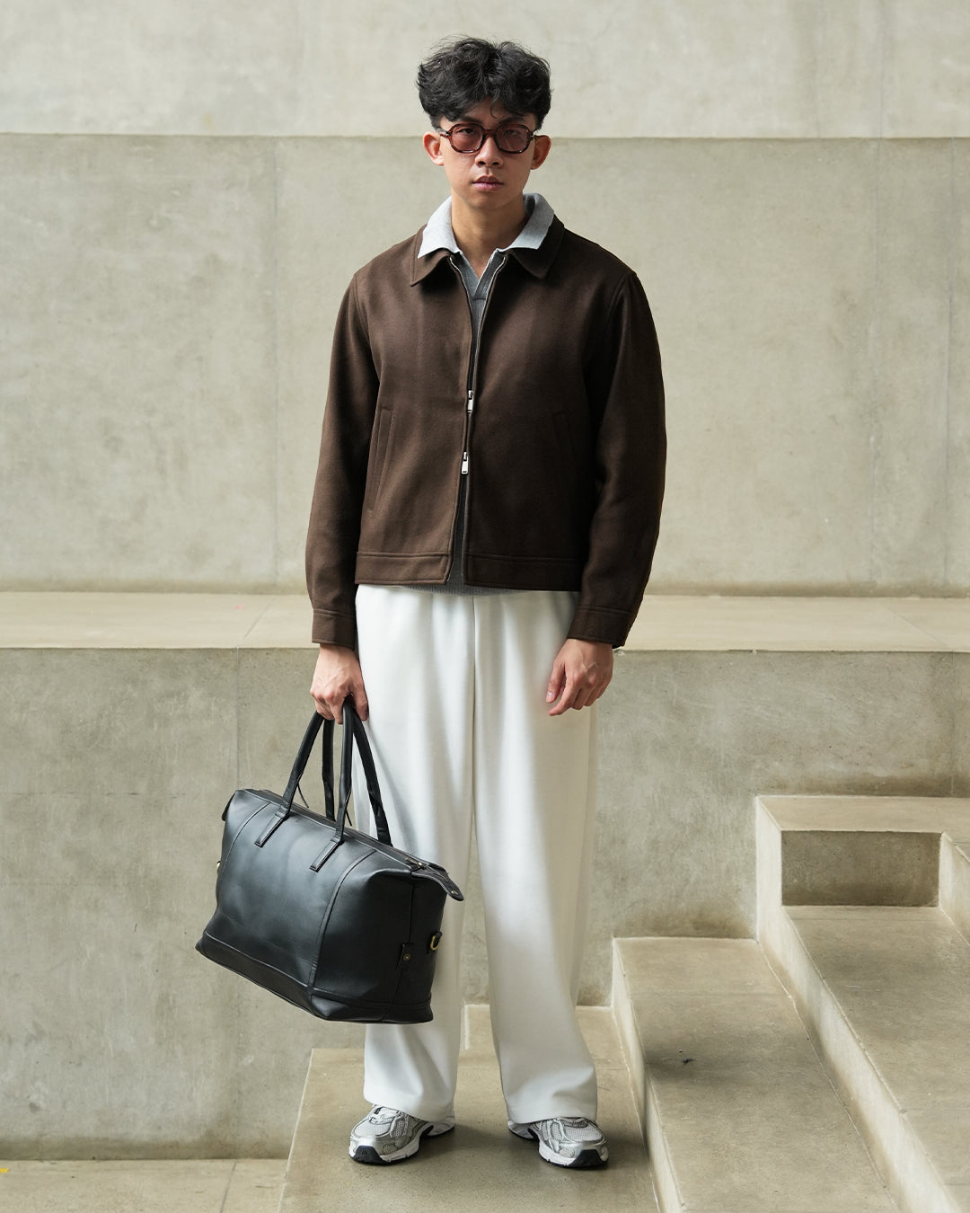 Wool Fiber Jacket SGNR - Coffee