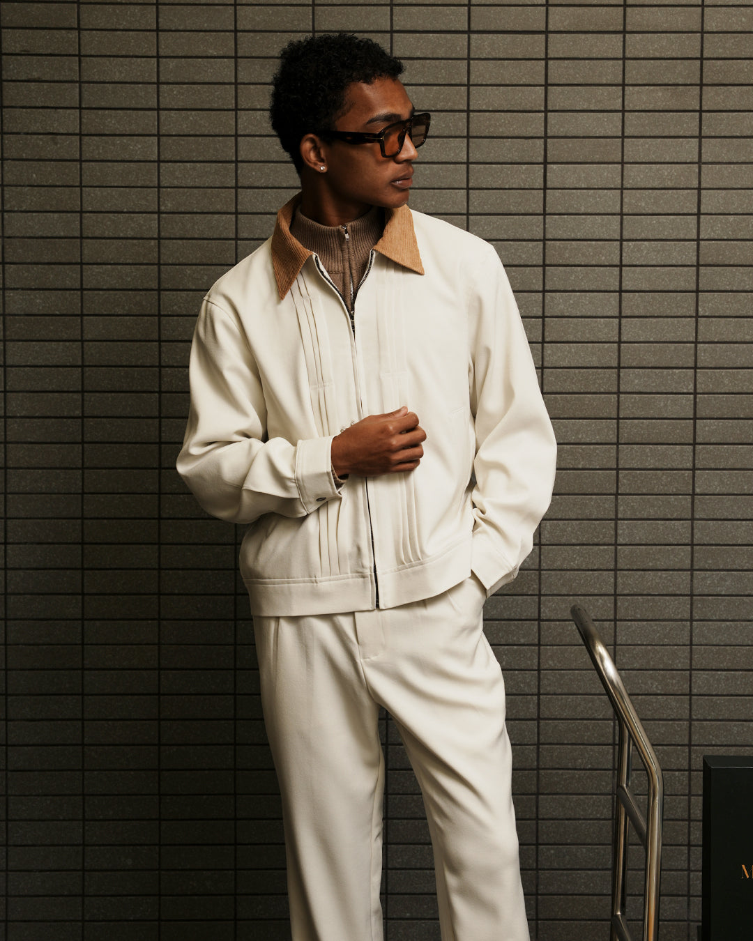 Monaco Clasp Jacket - Offwhite