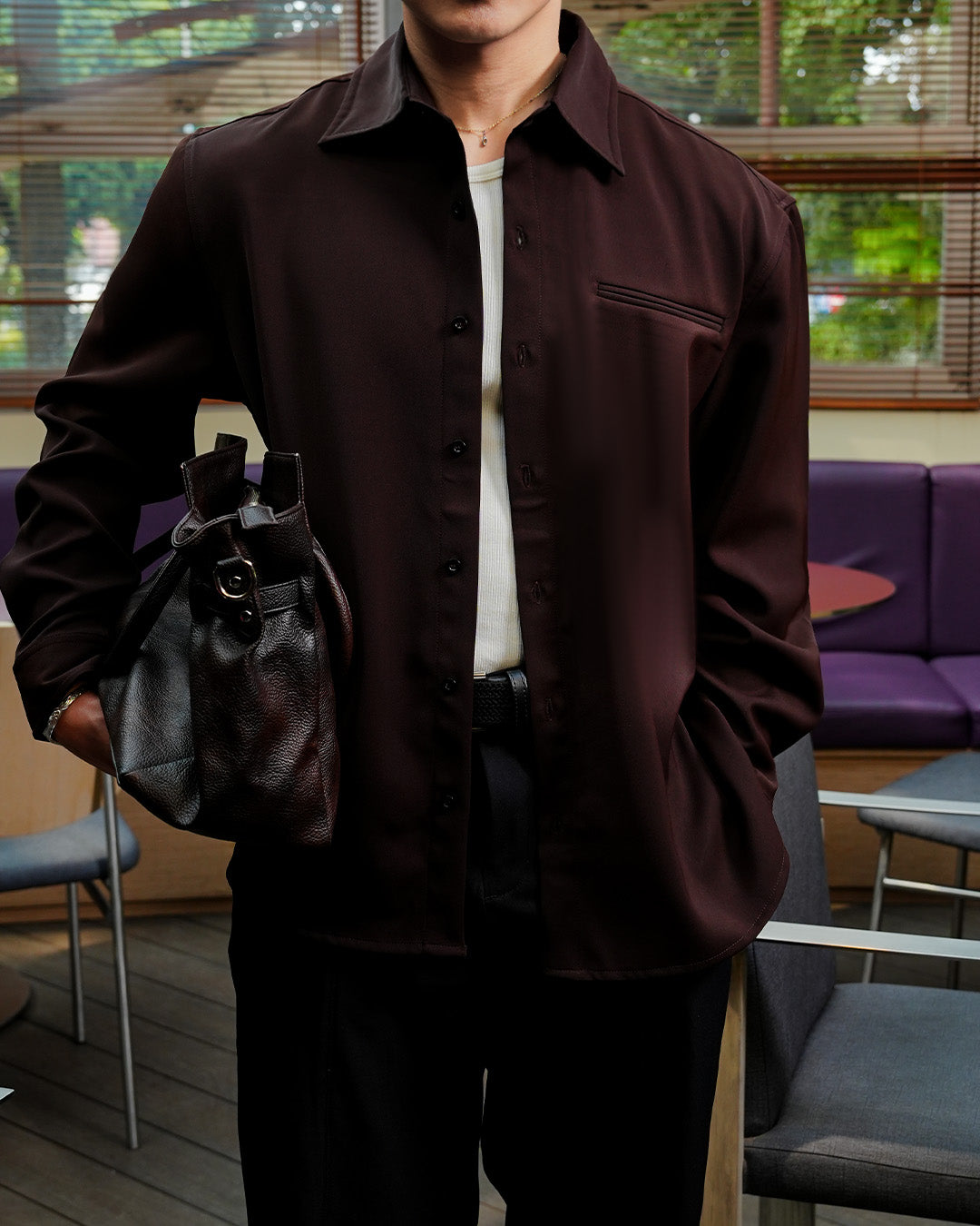 Valeno Shirt - Coffee