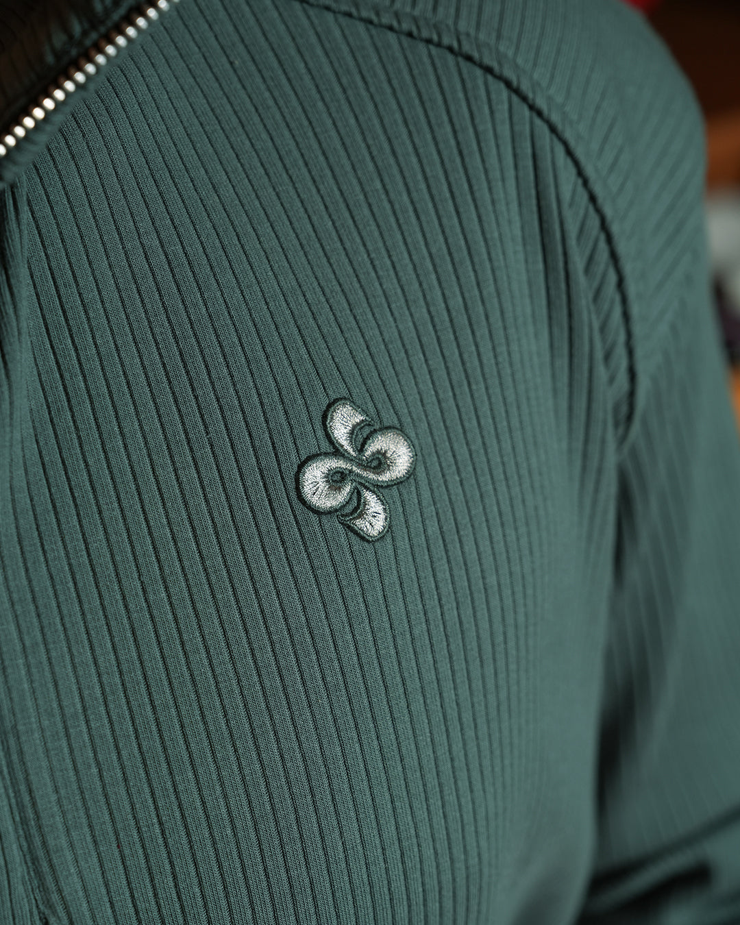 Beverly Half Zip - Dark Moss
