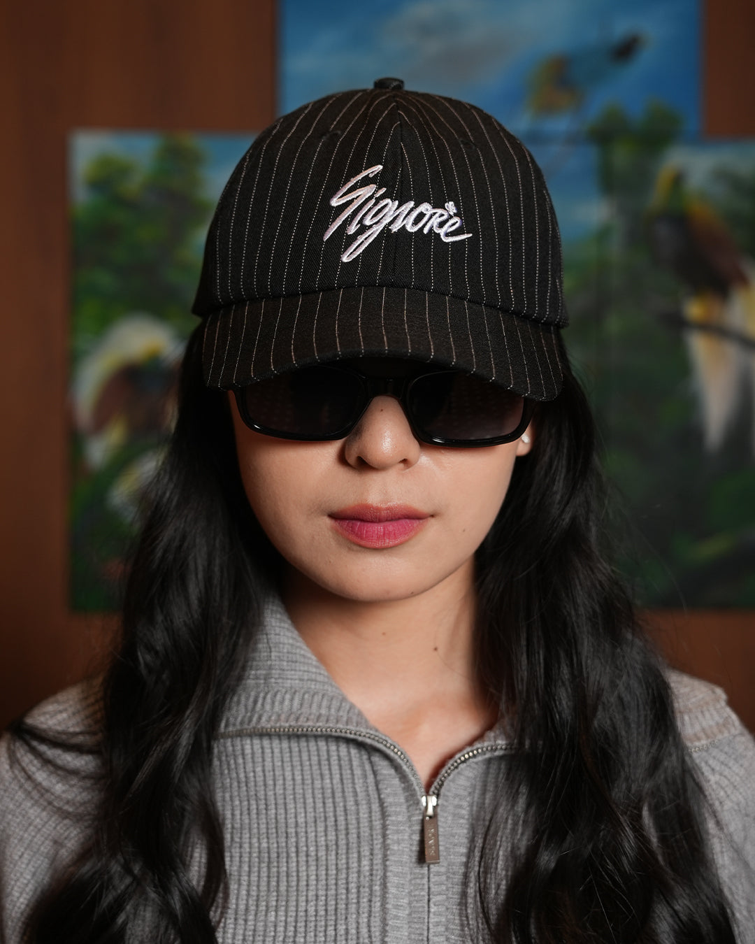 Black Stripes Hats