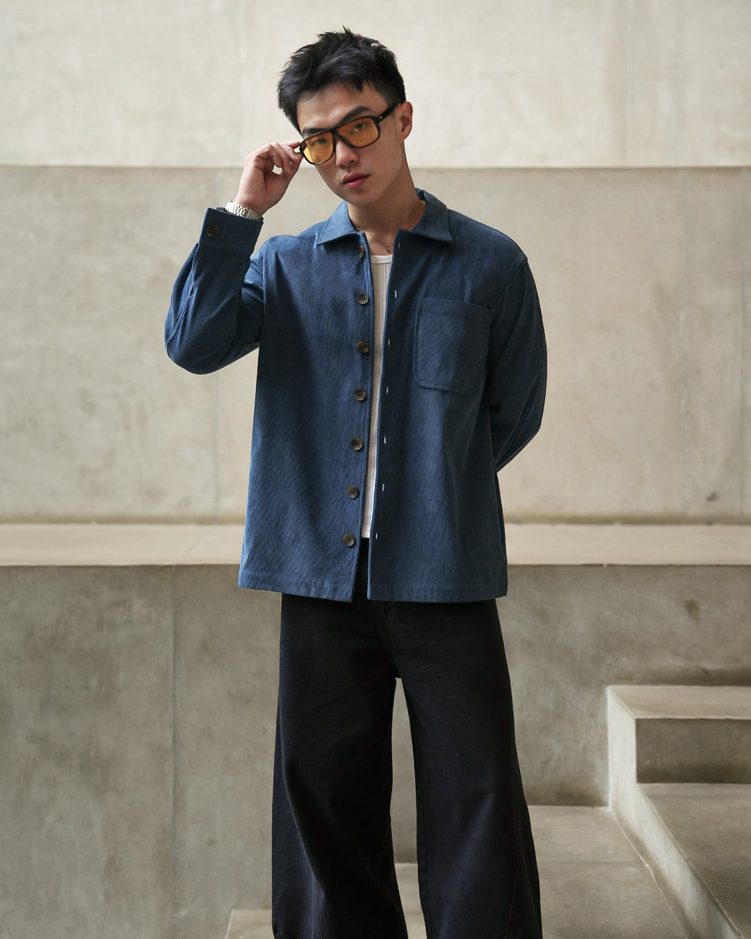Overshirt Corduroy - Sky Blue