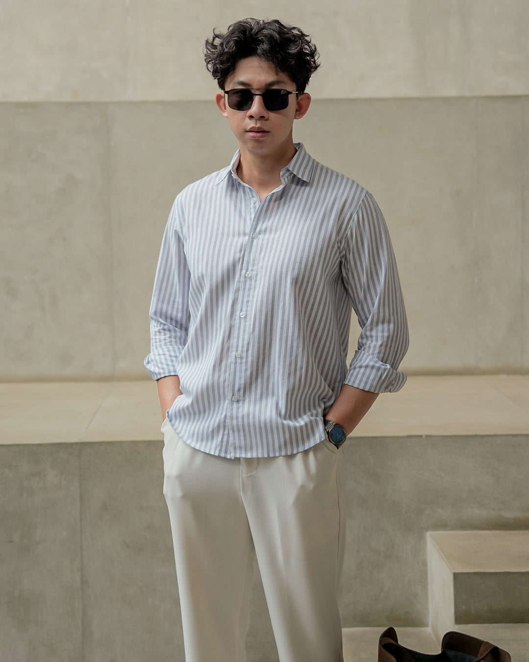 Yanded Stripe - Gray