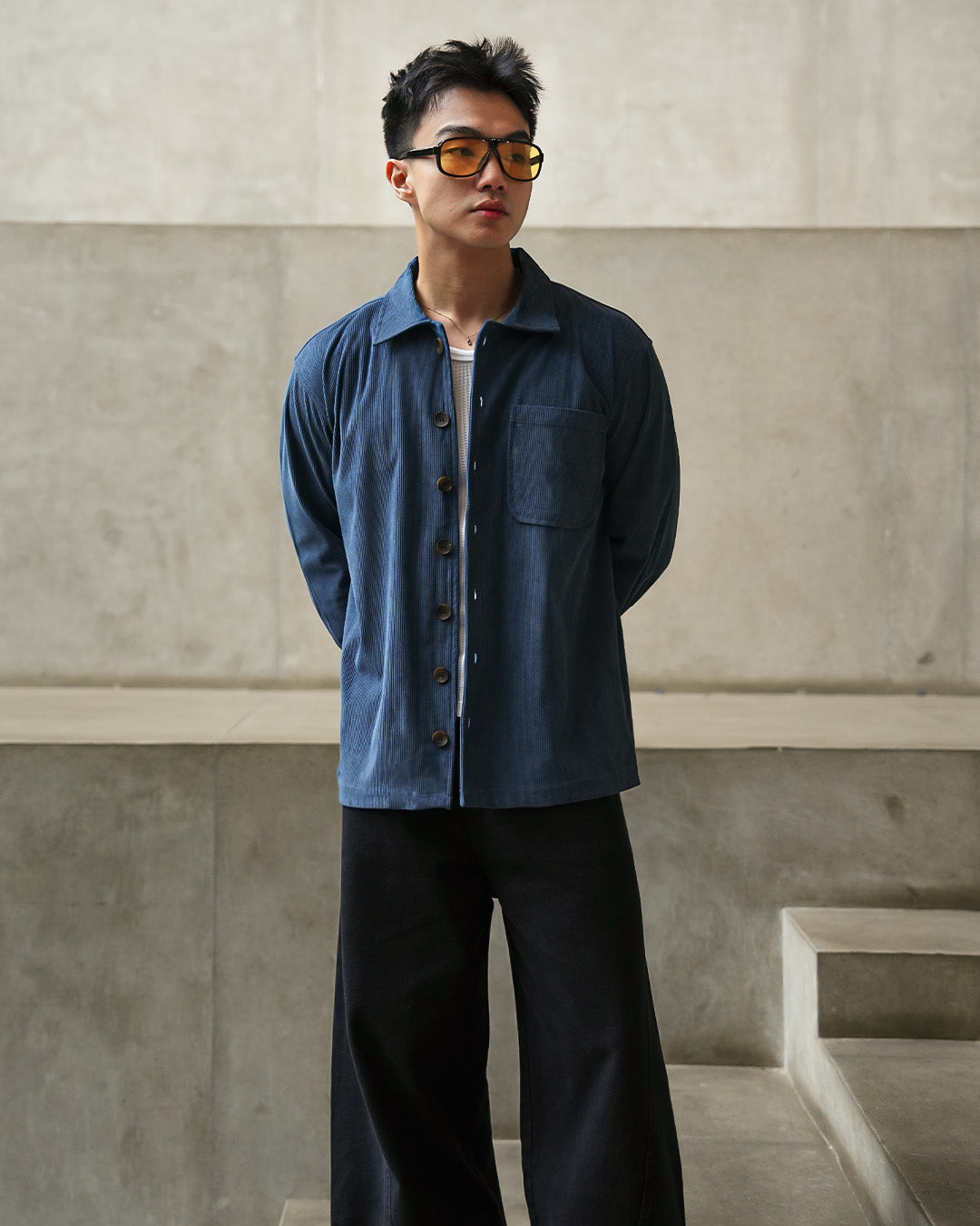 Overshirt Corduroy - Sky Blue