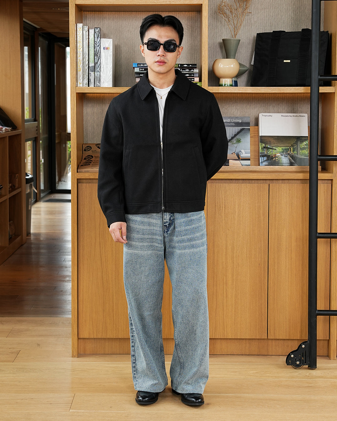 Wool Fiber Jacket SGNR - Black