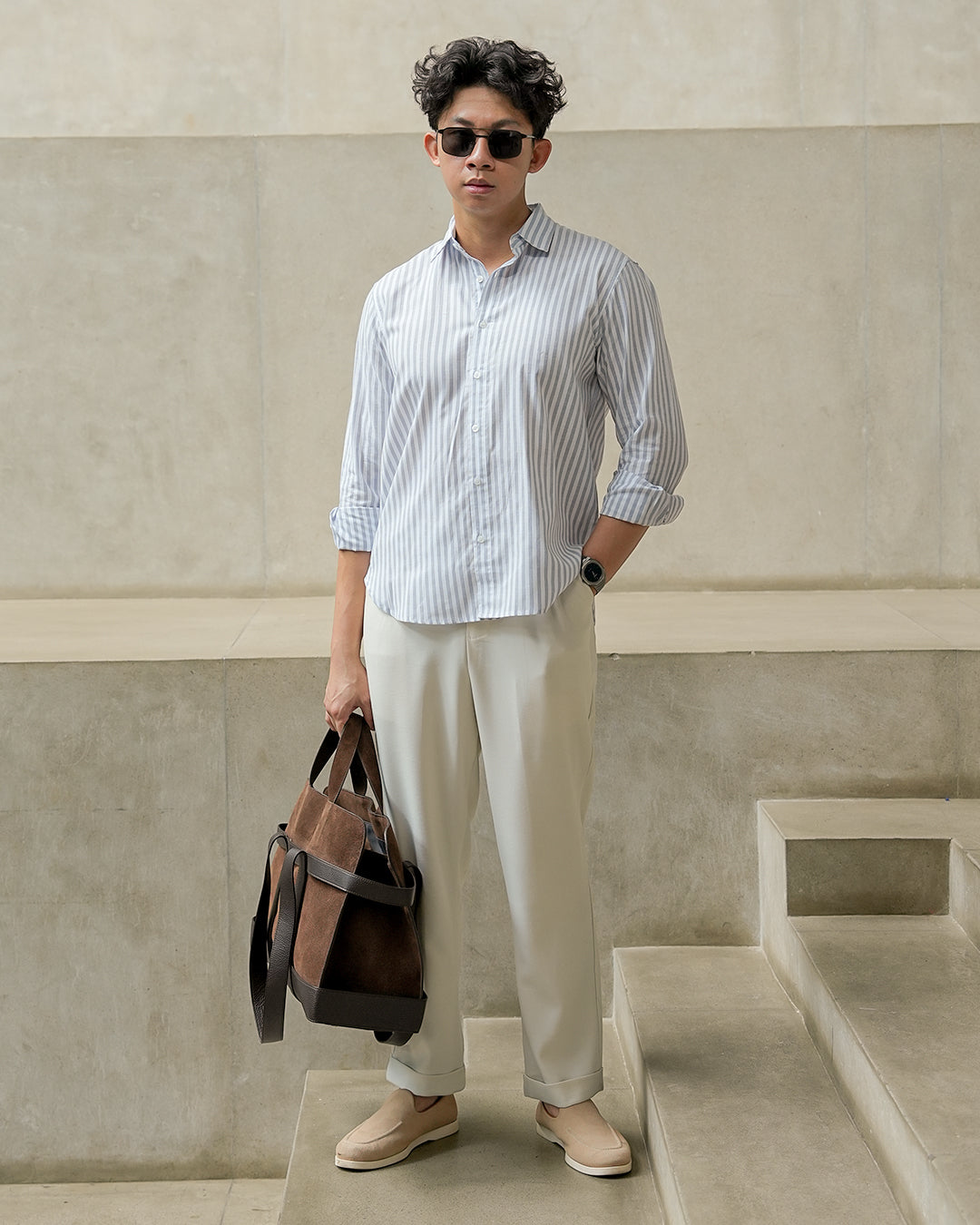 Yanded Stripe - Gray