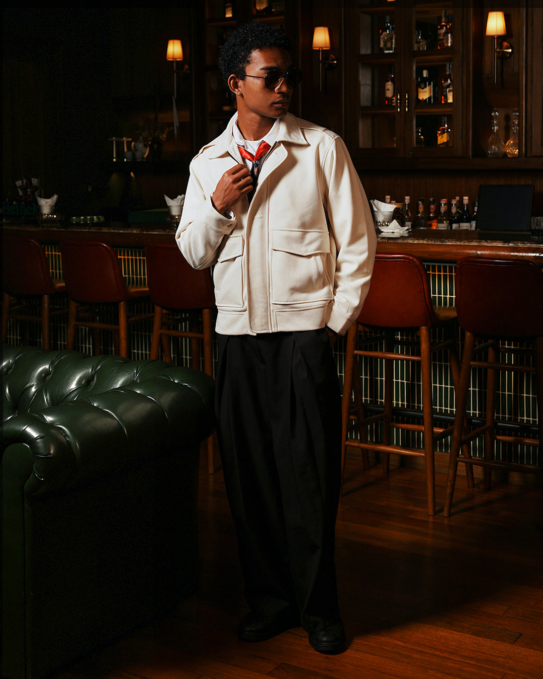 Heavy Downtown Suede - Offwhite