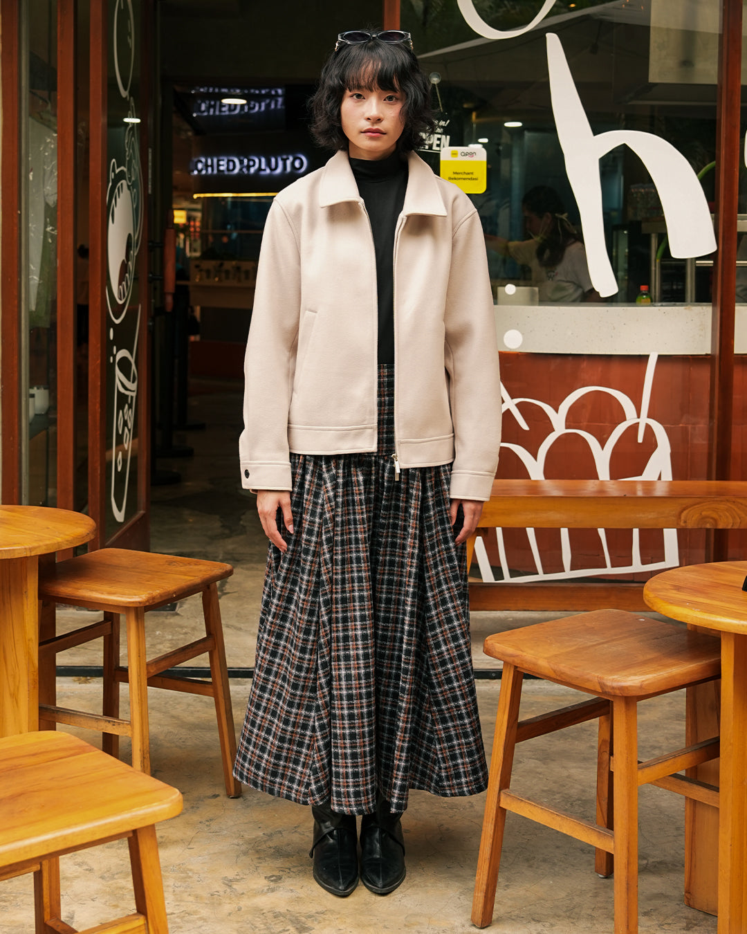 Wool Fiber Jacket SGNR - Beige