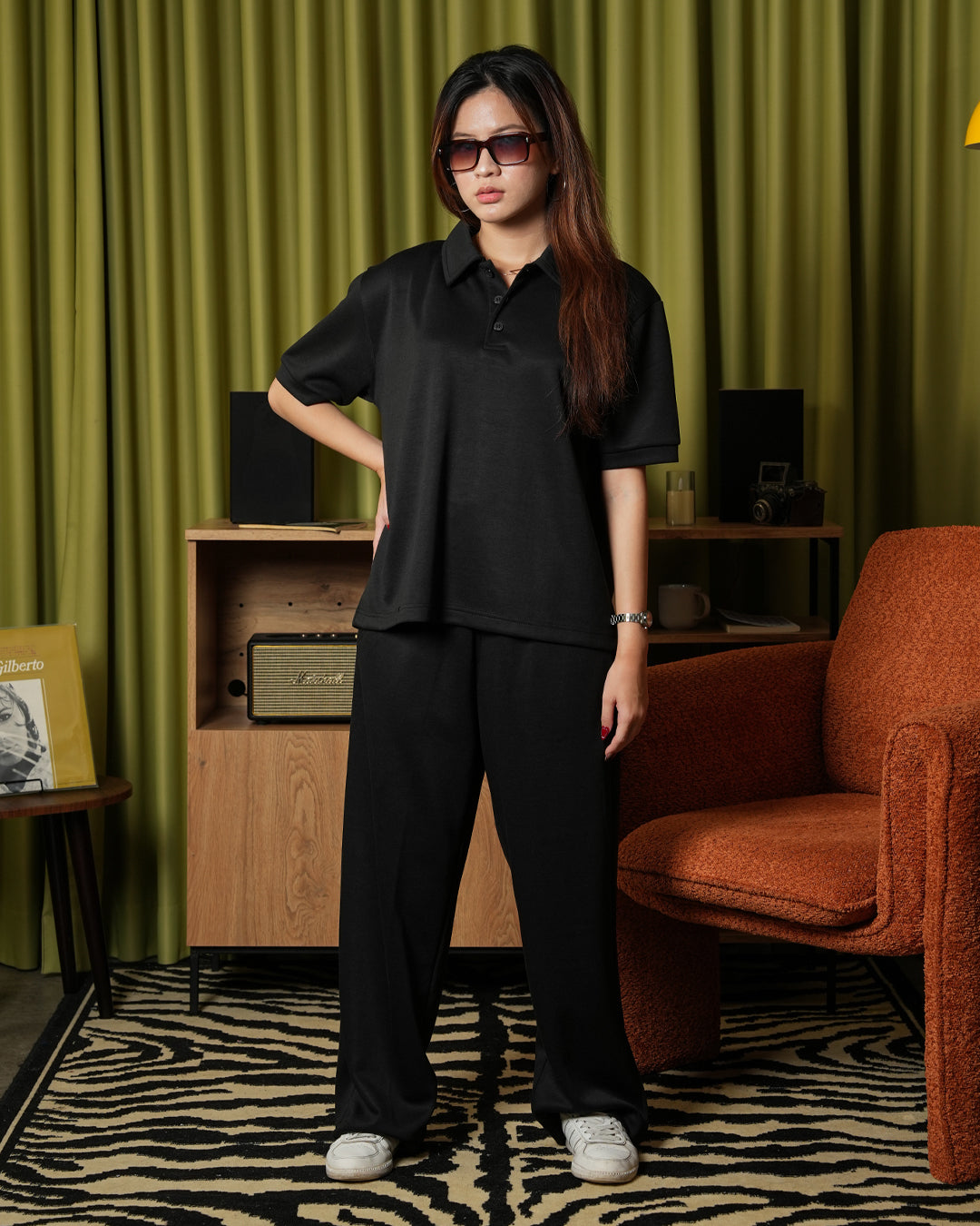 Sweatpants Boxy Modern Straight Fit - Black