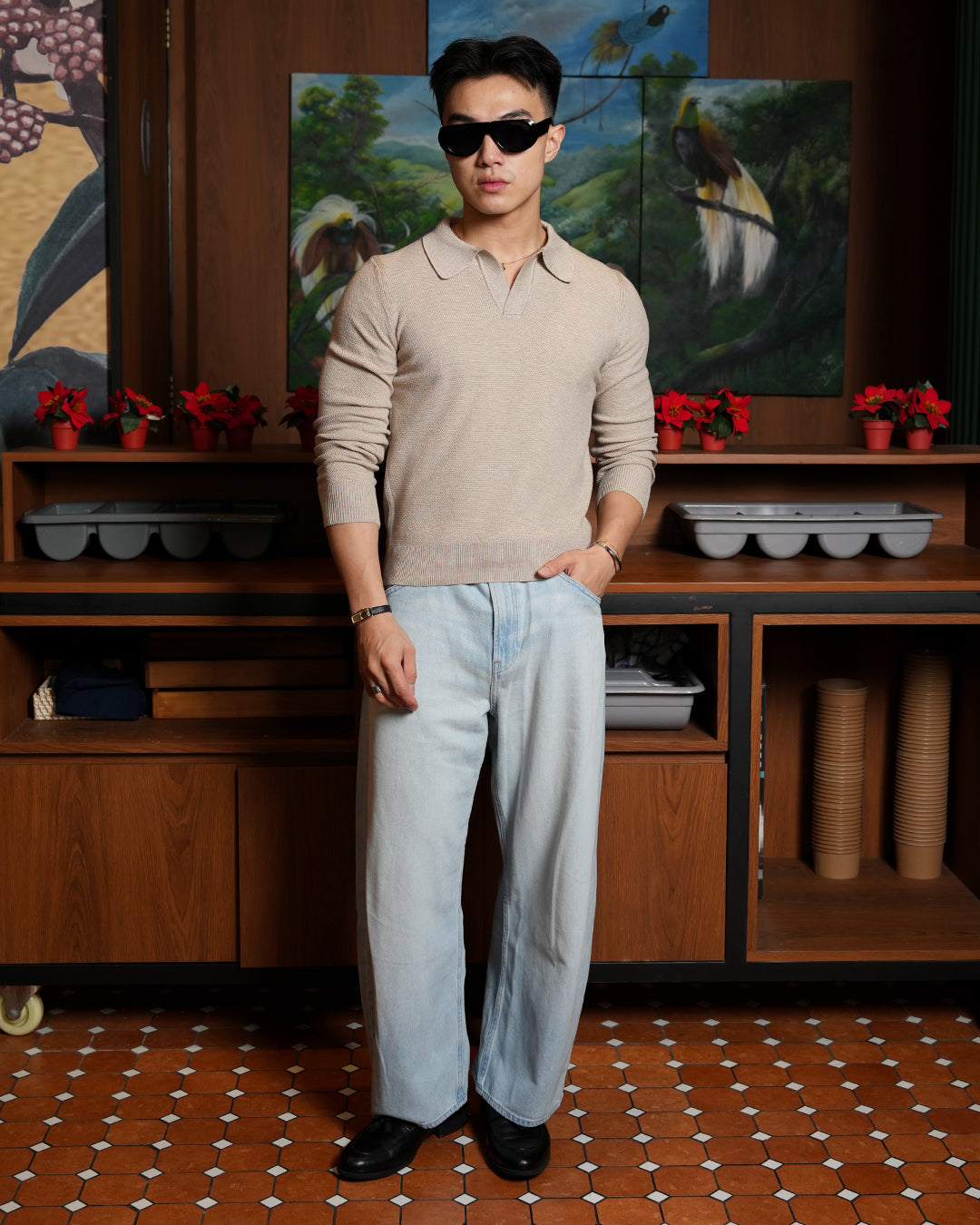 Castello Polo Shirt - Beige
