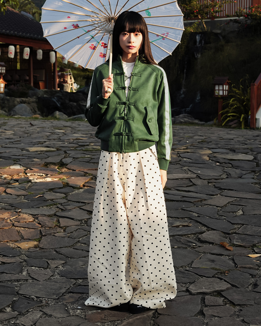 Chongsam Suede Jacket Limited - Heritage Green