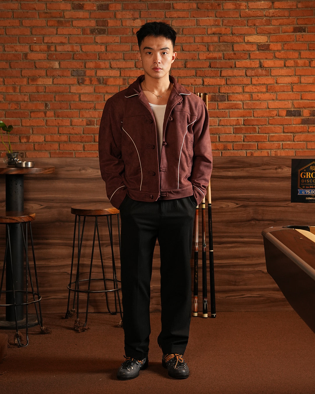 Gurkha Pants Cotton Wool - Black