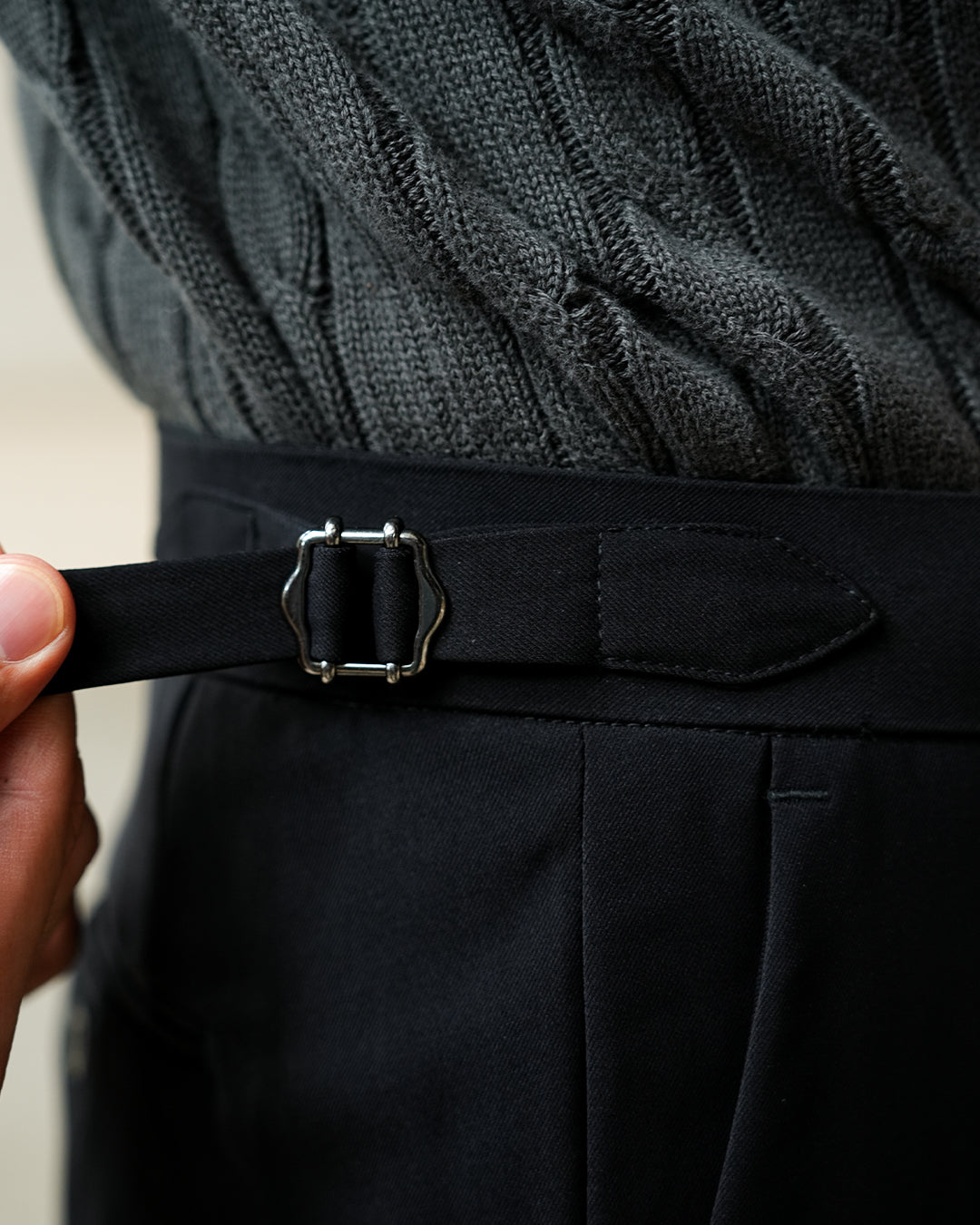 Basic Gurkha Pants - Black